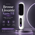 Brosse Lissante Sans Fil USB – Lissage Rapide, Écran LCD & Format Voyage