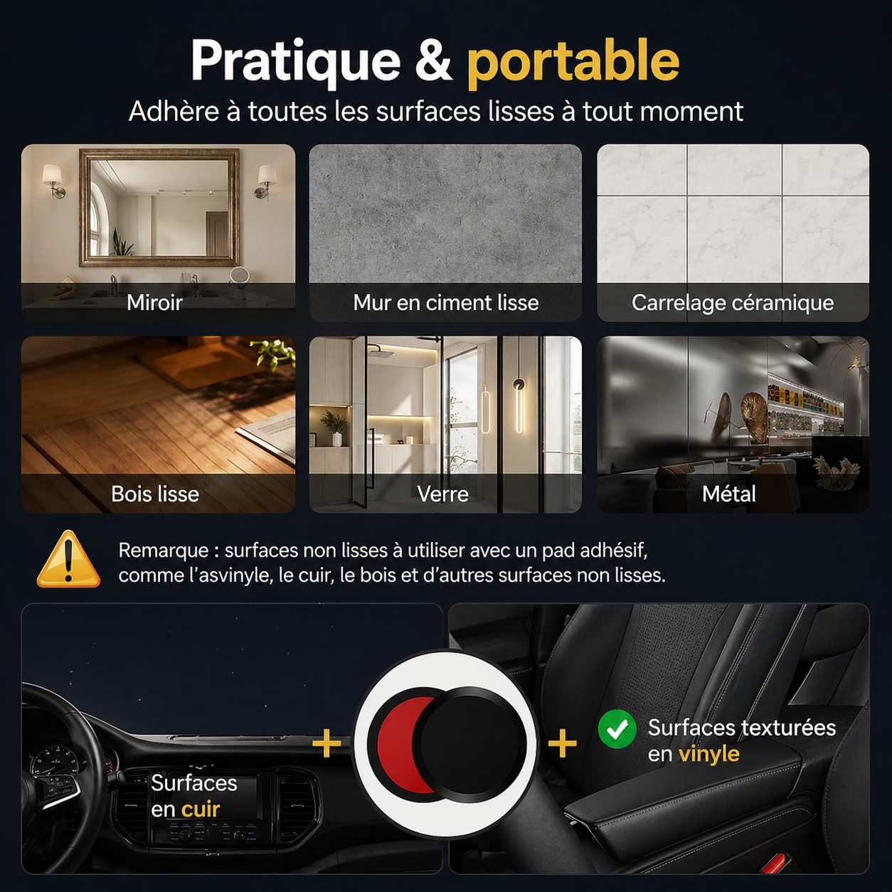 Le Support Téléphone 360° Magnétique – Fixation Puissante & Liberté Totale