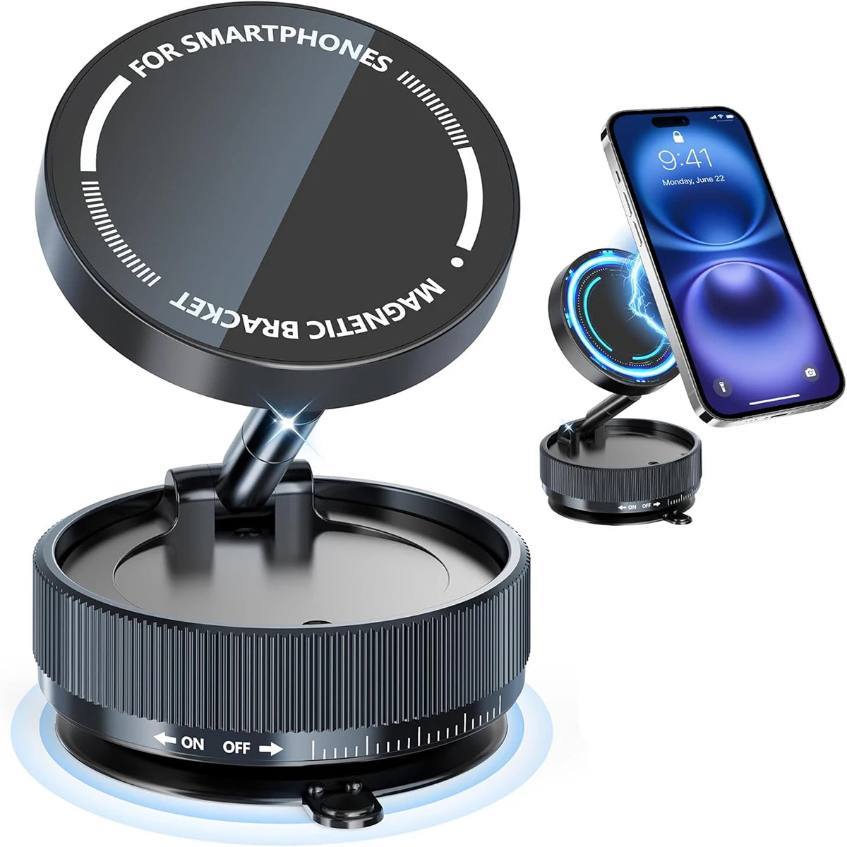 Le Support Téléphone 360° Magnétique – Fixation Puissante & Liberté Totale