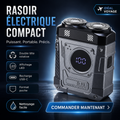 Mini Rasoir Électrique USB-C – Portable, Lavable & Affichage Digital