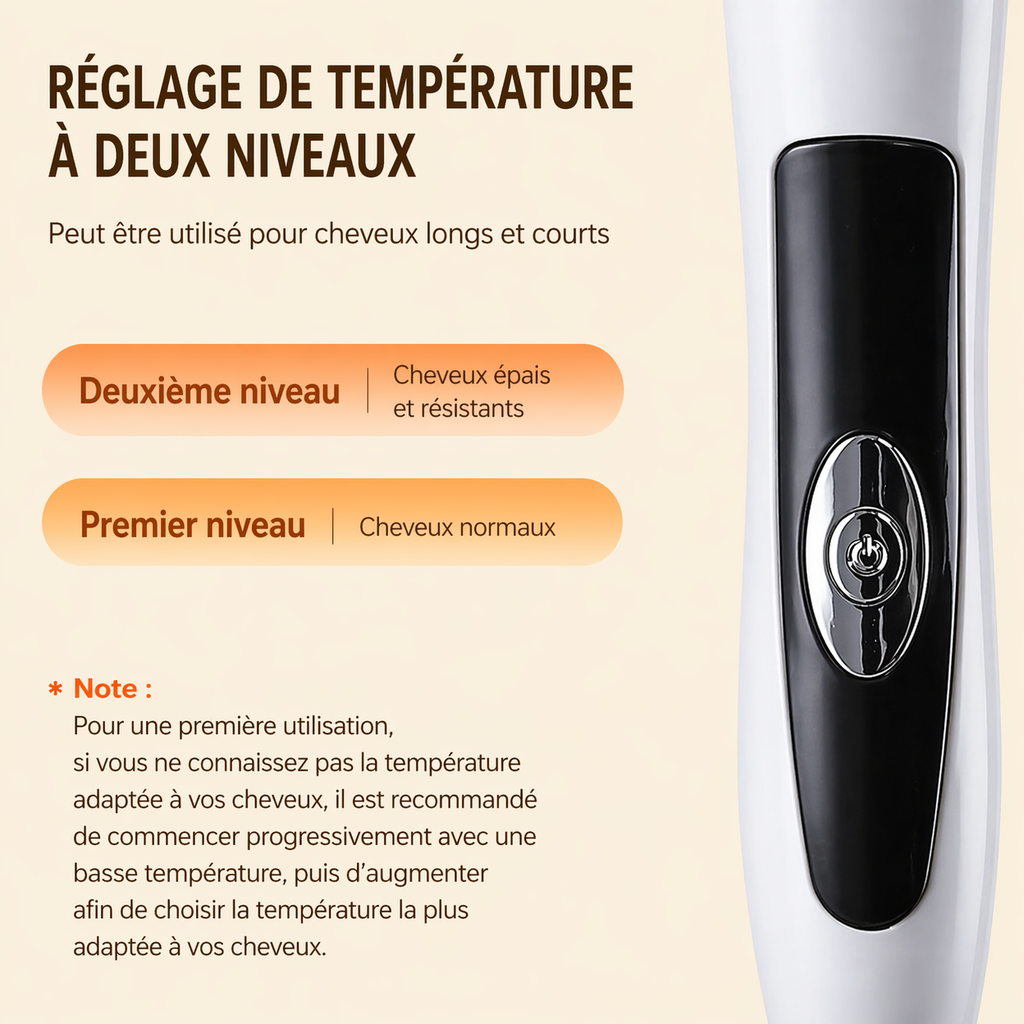 Fer à Boucler Céramique 13 mm – Chauffe Rapide & Boucles Parfaites